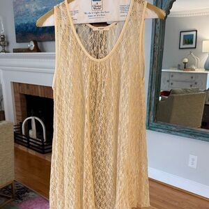 Easel Lace Top in Cream